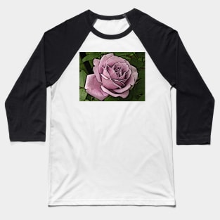 Beautiful Pink Rose Baseball T-Shirt